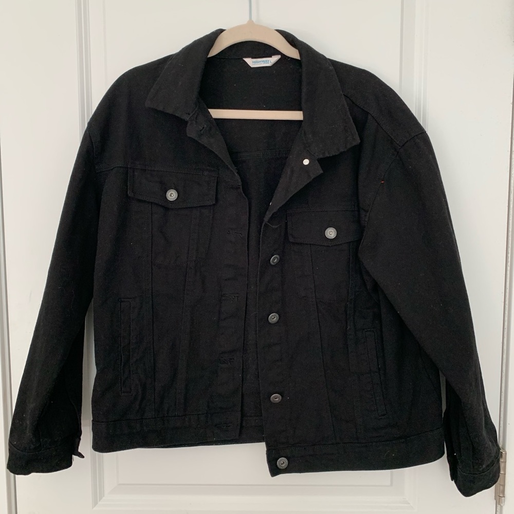 Black Jean Jacket